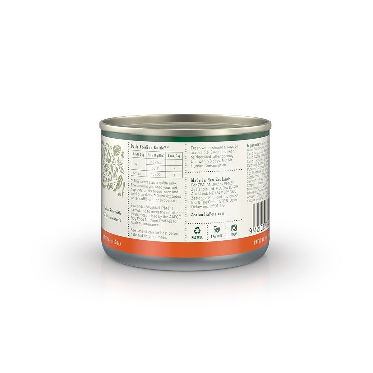 Zealandia Brushtail Pate Wet Dog Food