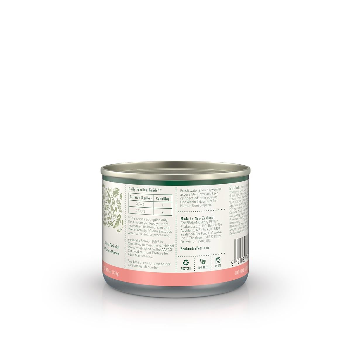 Zealandia Salmon Pate Wet Cat Food