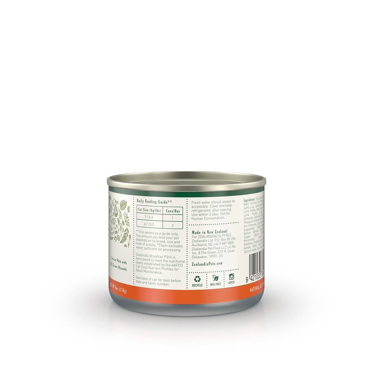 Zealandia Brushtail Pate Wet Cat Food