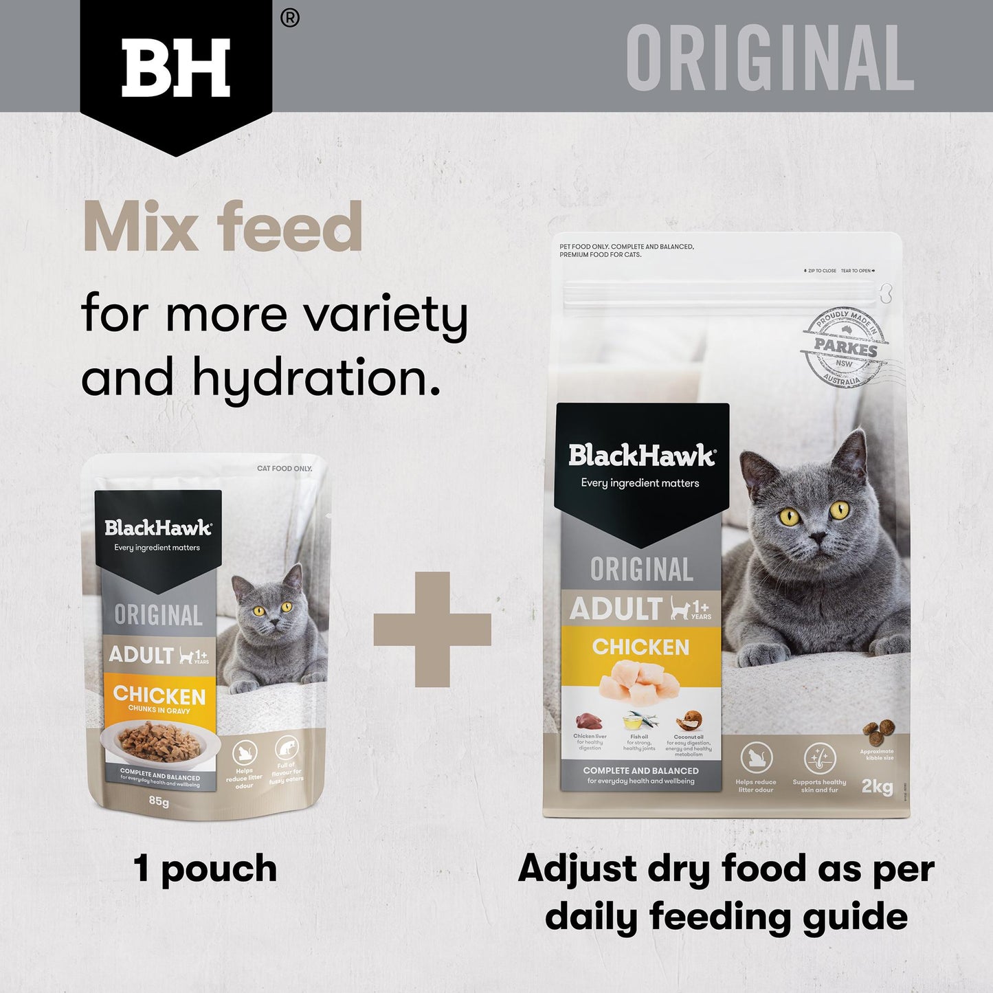 Black Hawk Original Chicken in Gravy Wet Cat Food