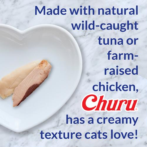 Inaba Churu Puree Tuna with Chicken Cat Treats