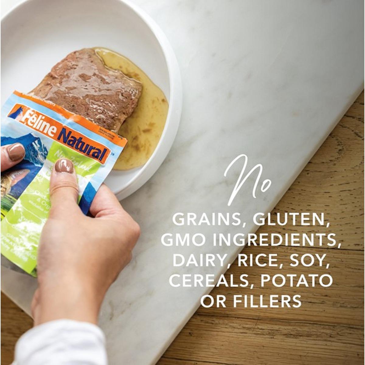 Feline Natural Chicken & Lamb Pouch Wet Cat Food