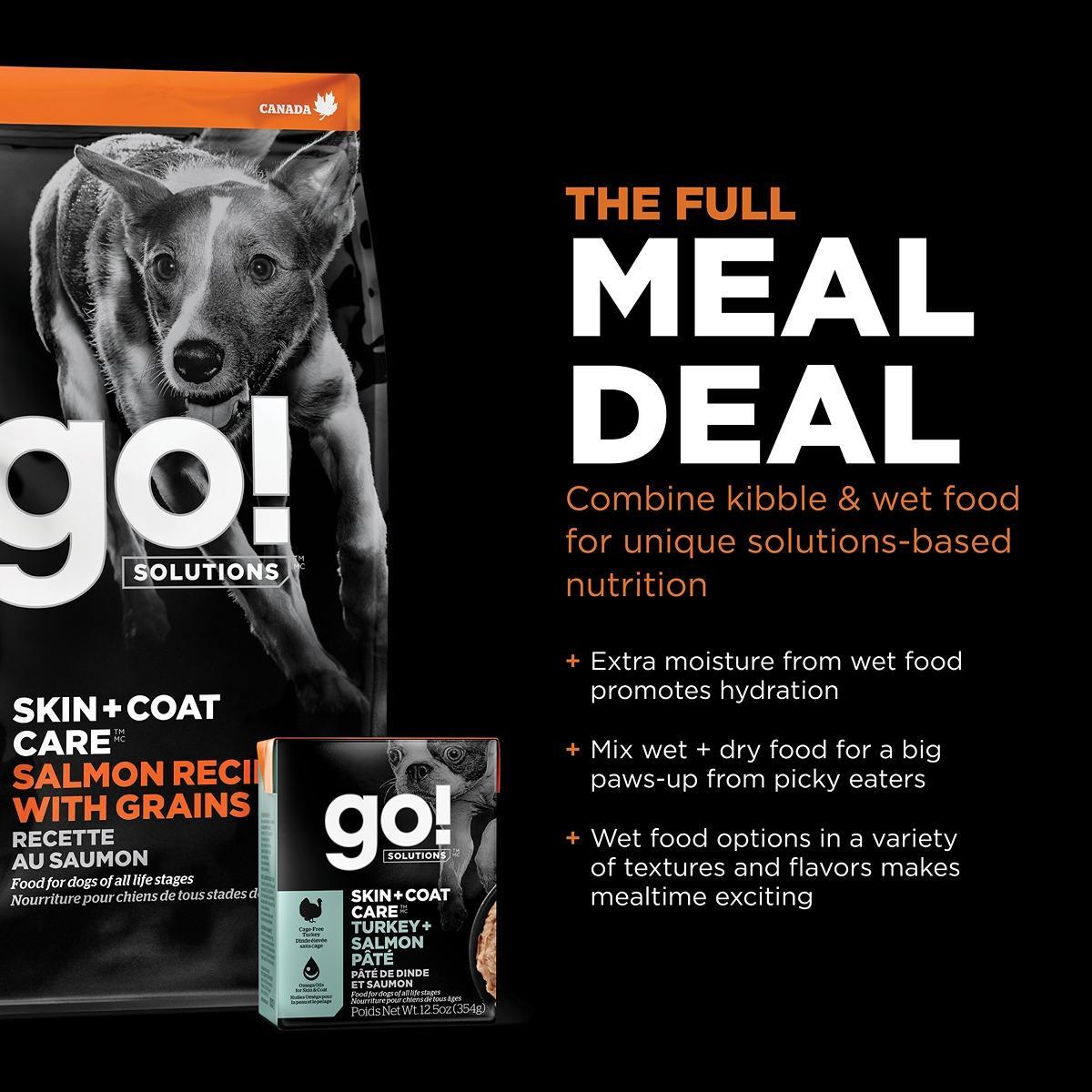 Go! Solutions SKIN + COAT CARE Salmon Dry Dog Food
