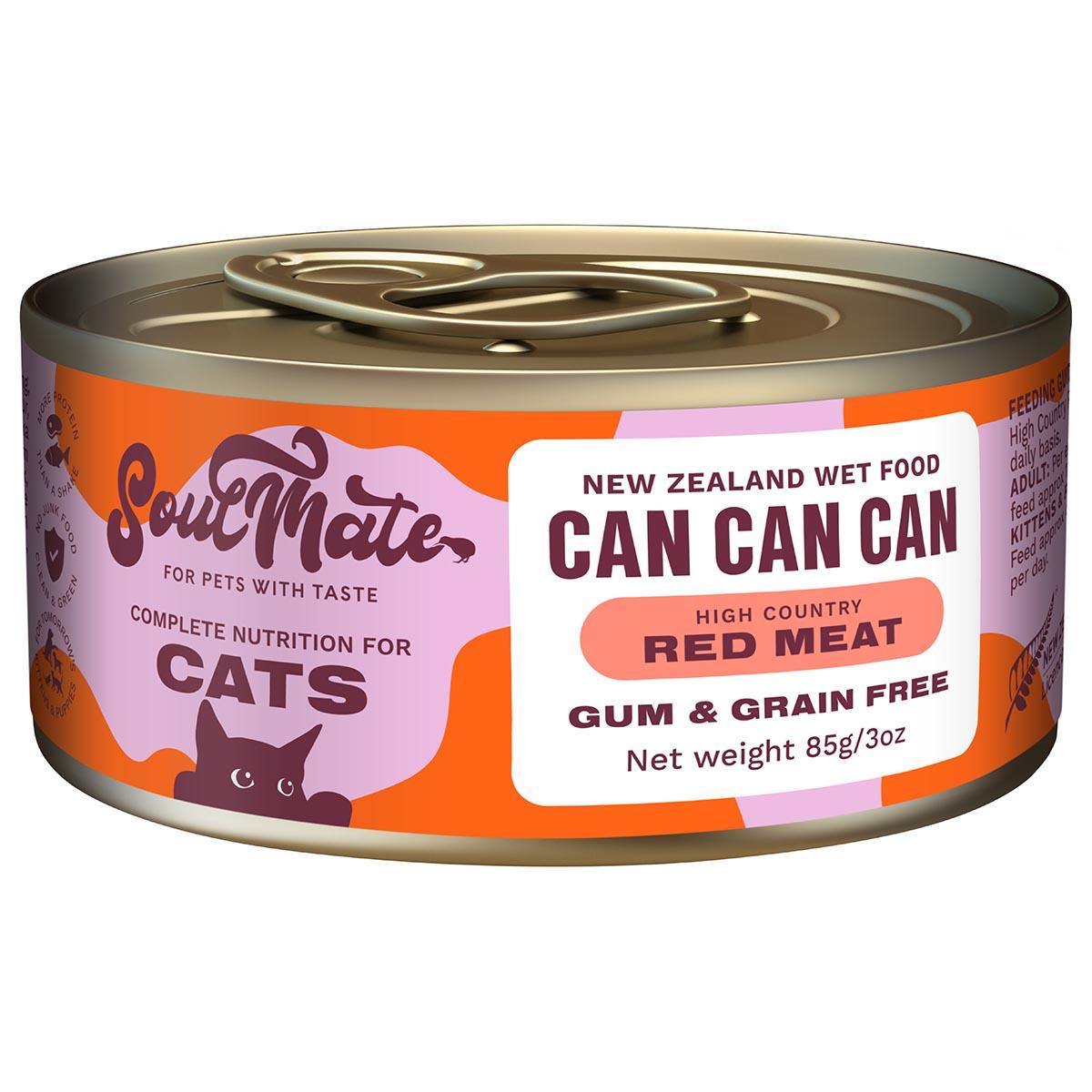SoulMate Can Can Can NZ Red Meat Wet Cat Food
