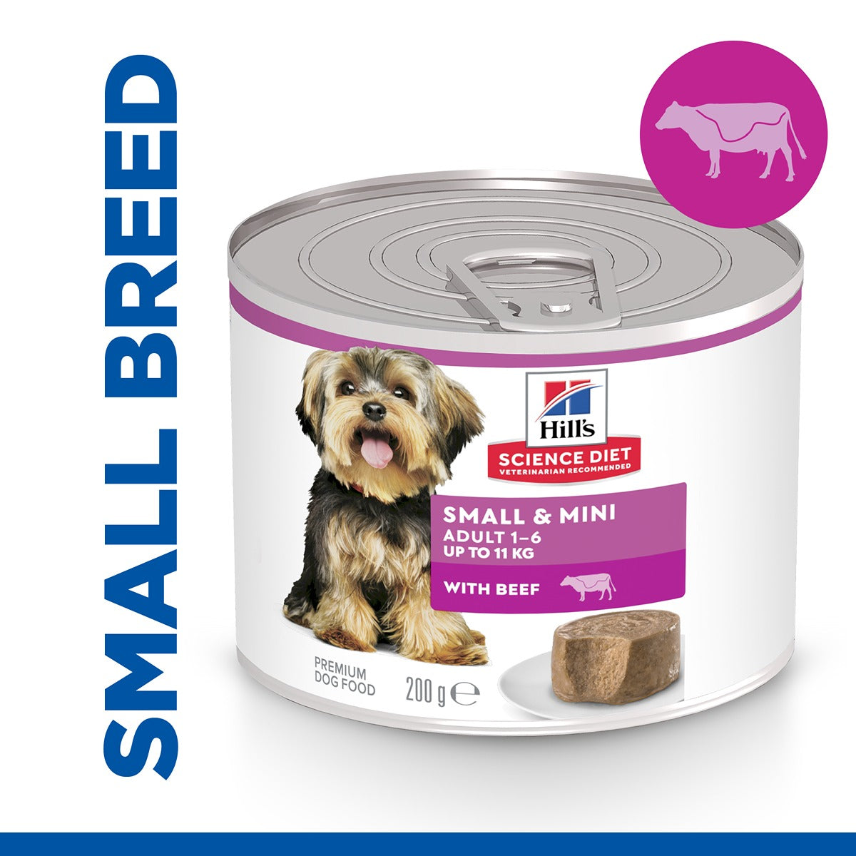 Hill's Science Diet Adult Small & Mini with Beef Canned Wet Dog Food
