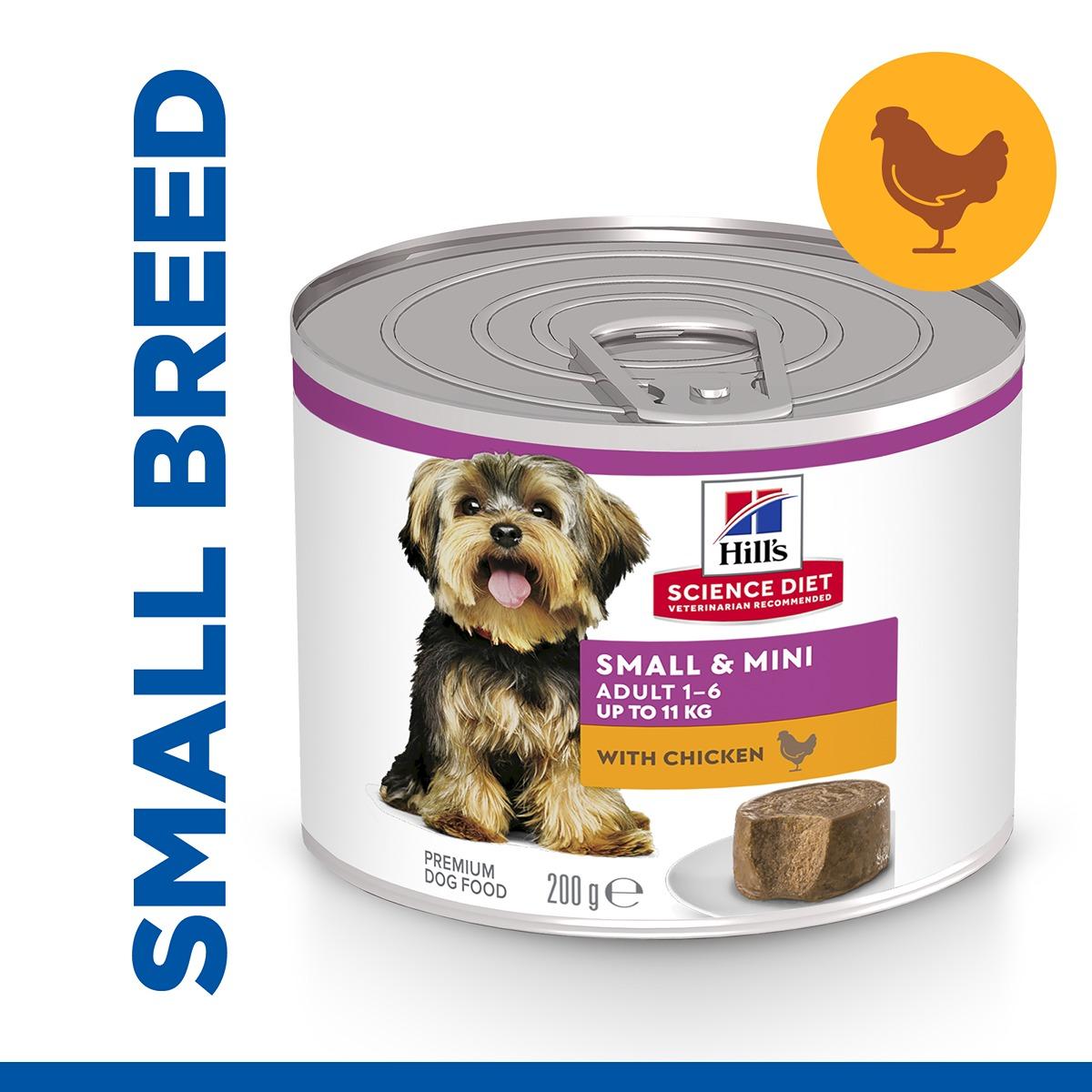 Hill's Science Diet Adult Small & Mini with Chicken Canned Wet Dog Food