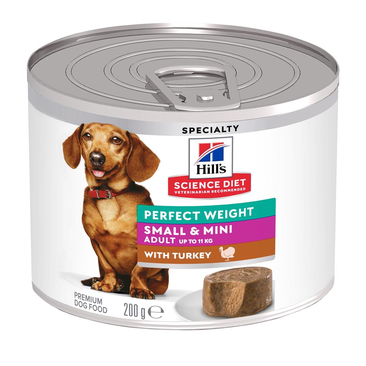 Hill's Science Diet Perfect Weight Small & Mini with Turkey Canned Wet Dog Food