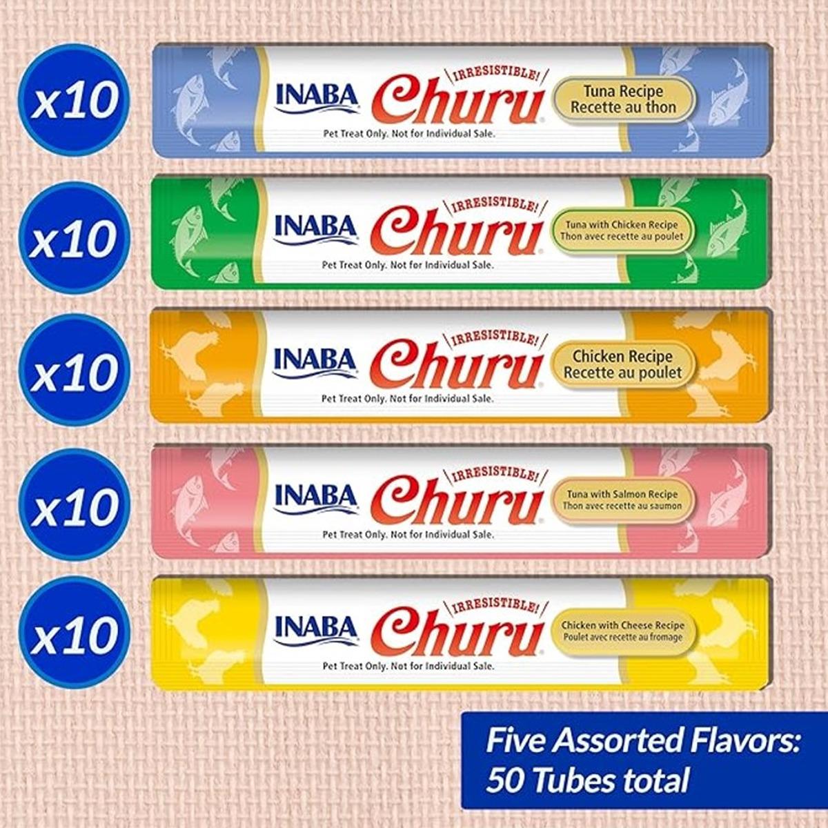 Inaba Cat Churu Tuna & Chicken Variety Box