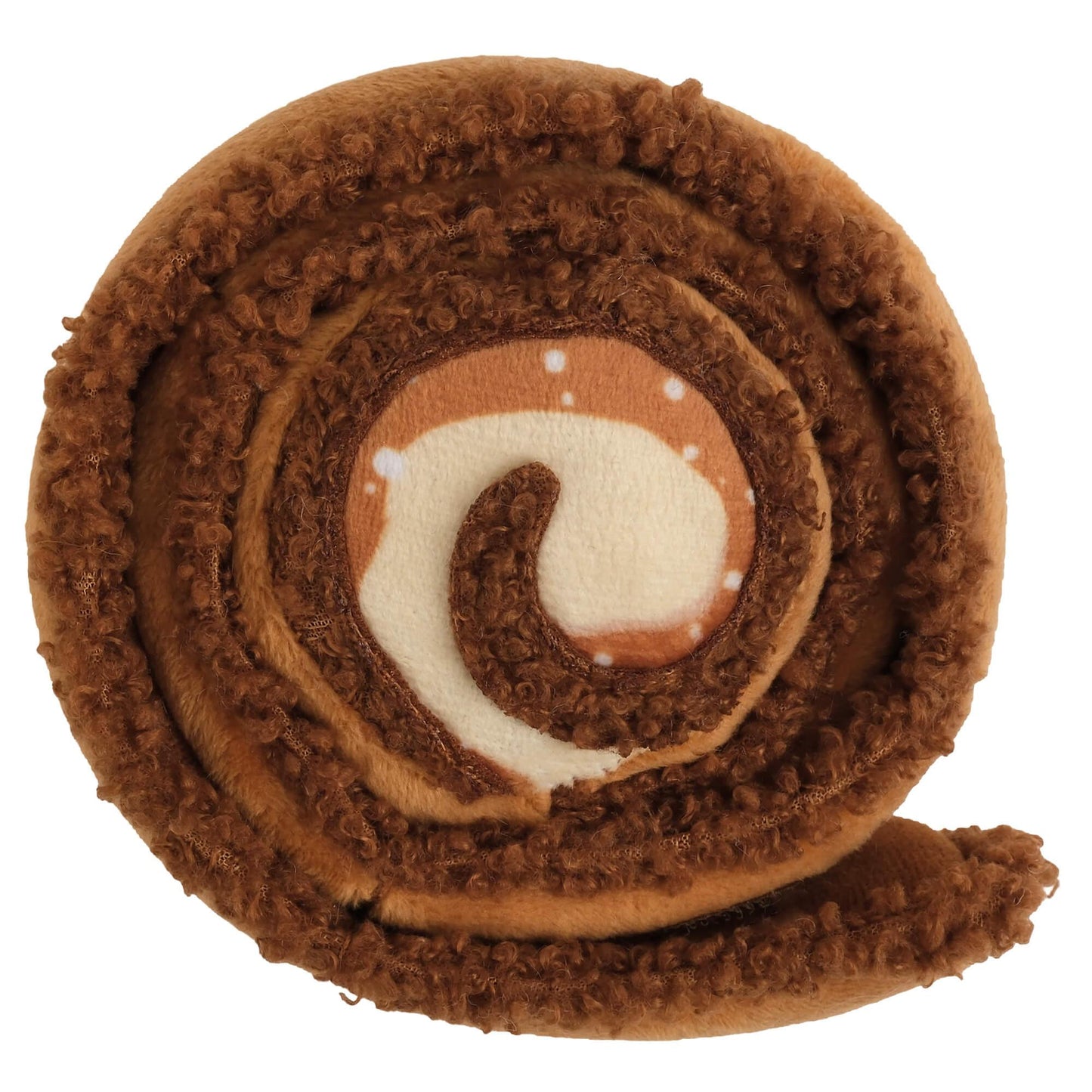 Lexi & Me Cinnamon Scroll Plush Snuffle Dog Toy