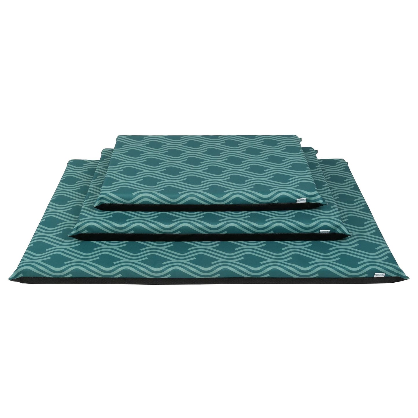 Lexi & Me Kennel Dog Mat Green Wave - Small/Medium