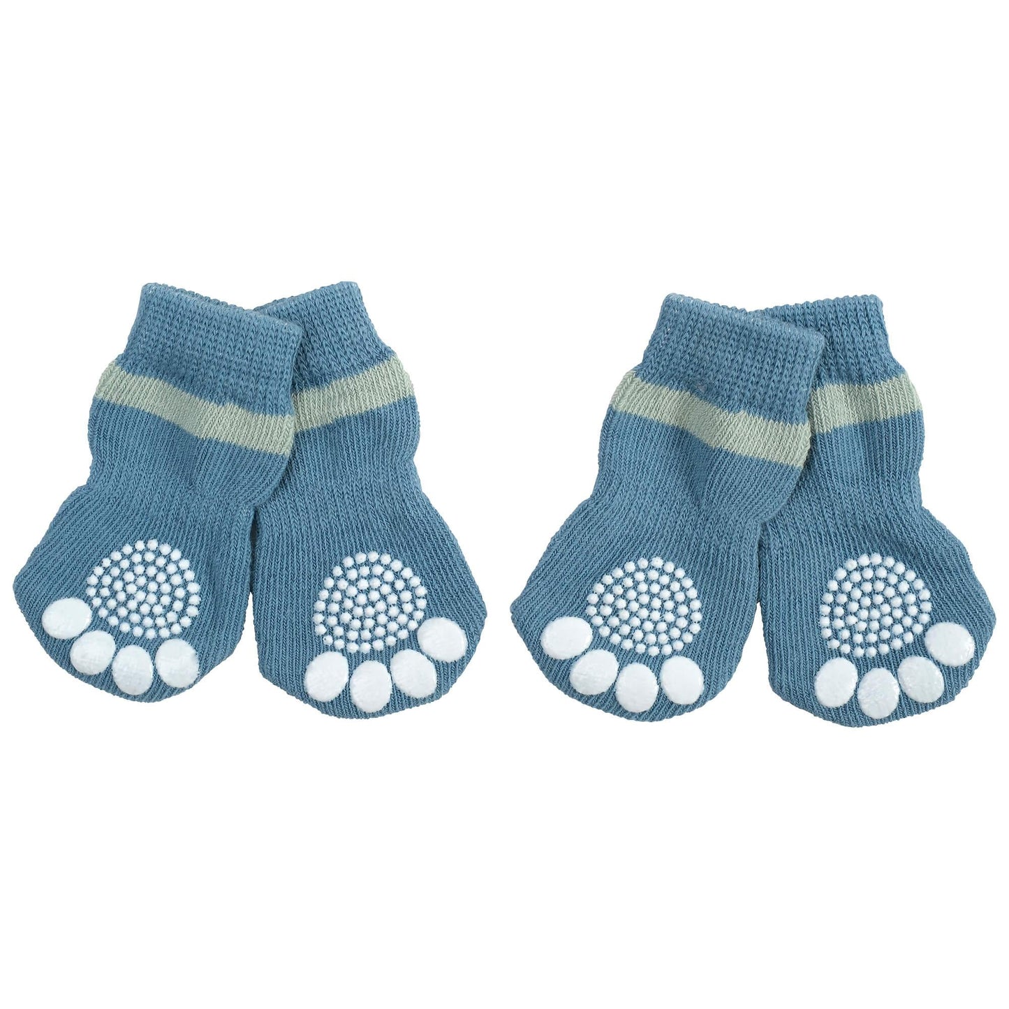 Lexi & Me Blue Grippy Dog Socks