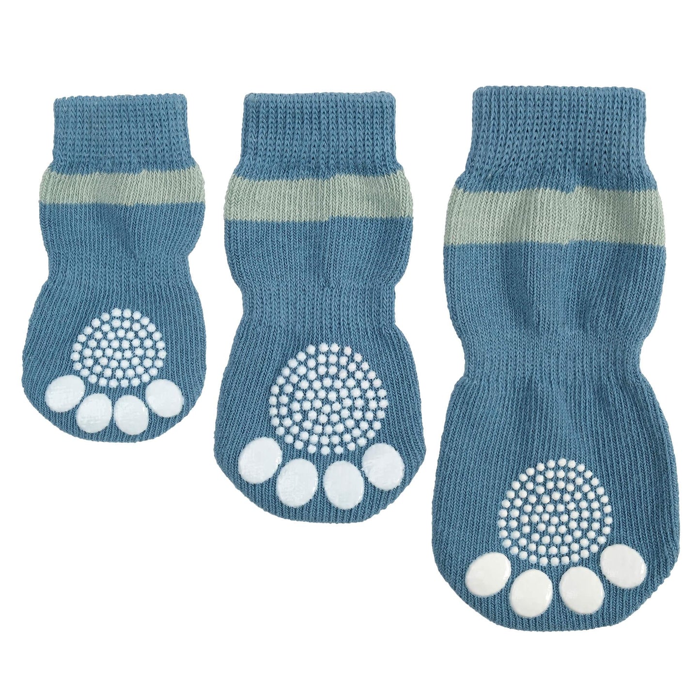 Lexi & Me Blue Grippy Dog Socks