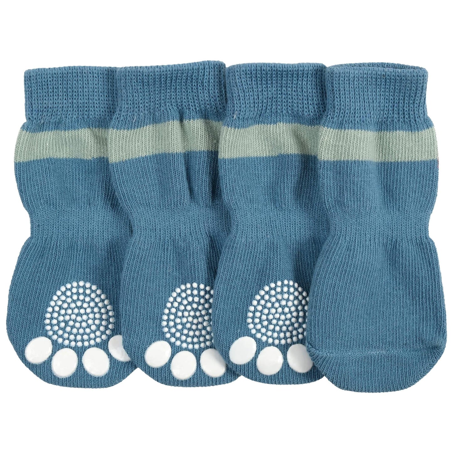 Lexi & Me Blue Grippy Dog Socks