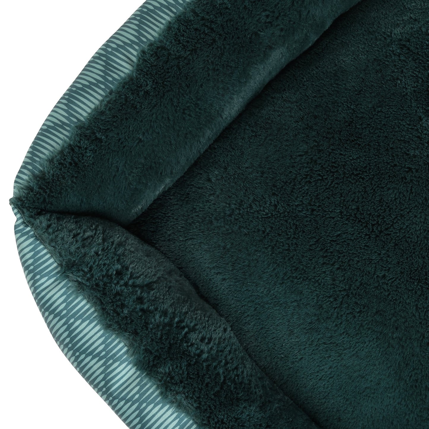 Lexi & Me Bolster Dog Bed Green Quilt