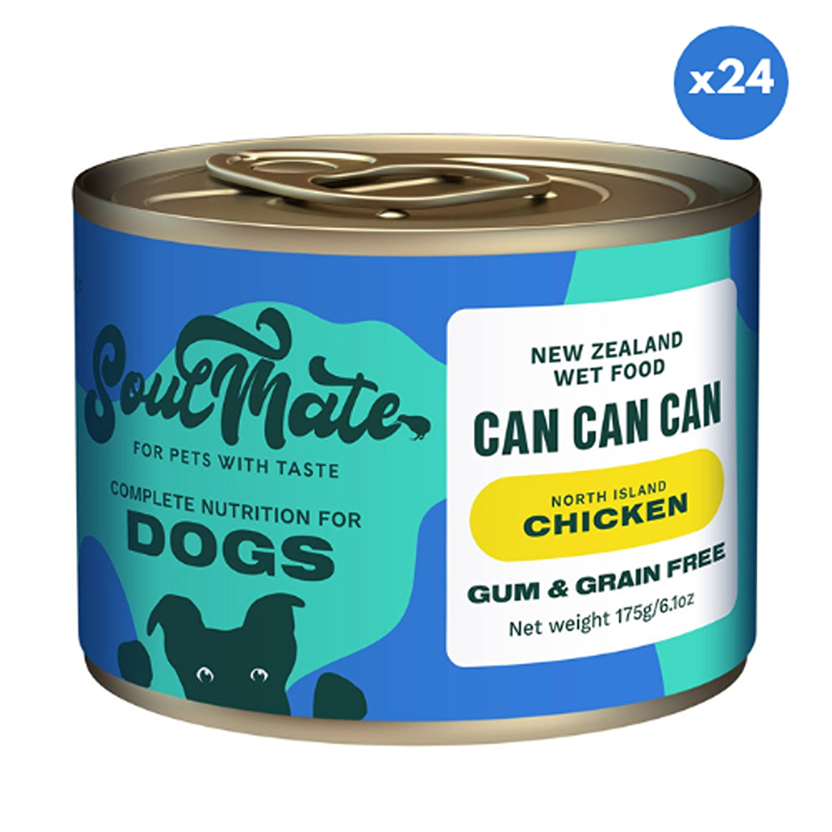 SoulMate Can Can Can NZ Chicken Wet Dog Food