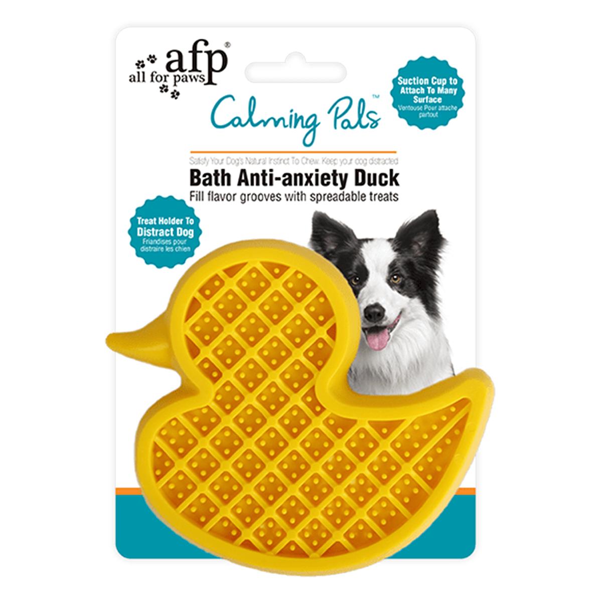 AFP Calming Pals Bath Anti Anxiety Duck Licky Mat