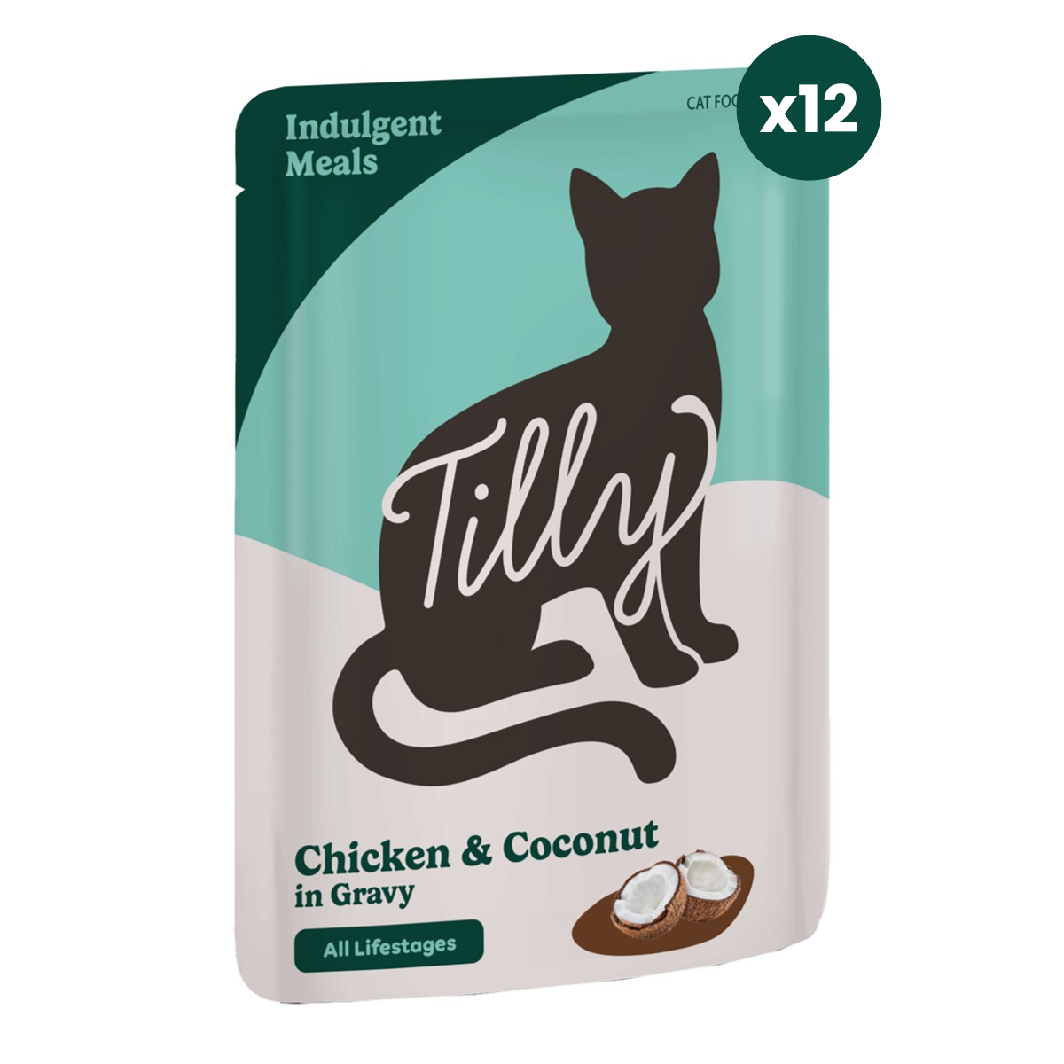 Tilly Indulgent Meals Chicken & Coconut in Gravy Wet Cat Food