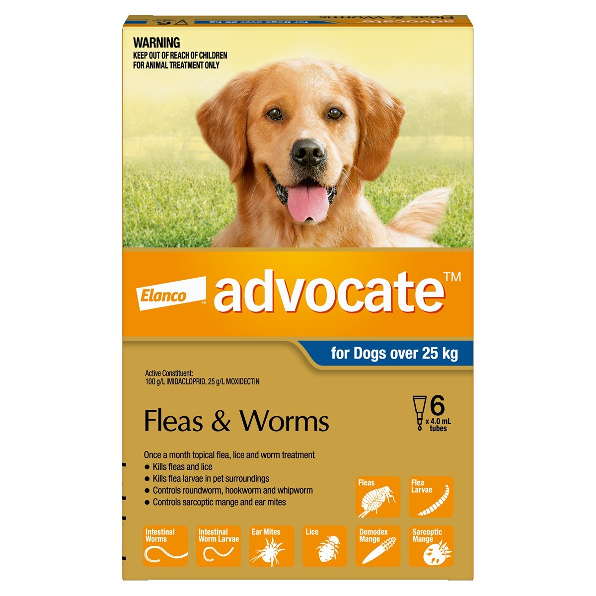 Advocate Spot-On Flea Treatment Large Dog 25kg+