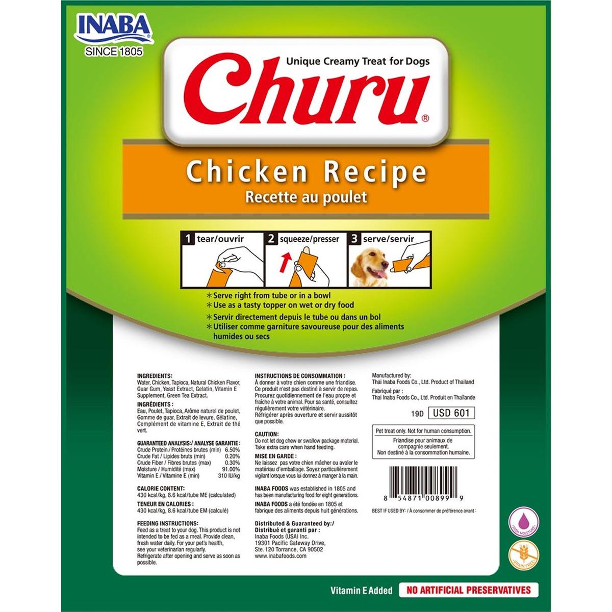 Inaba Churu Puree Chicken Recipe Dog Treat
