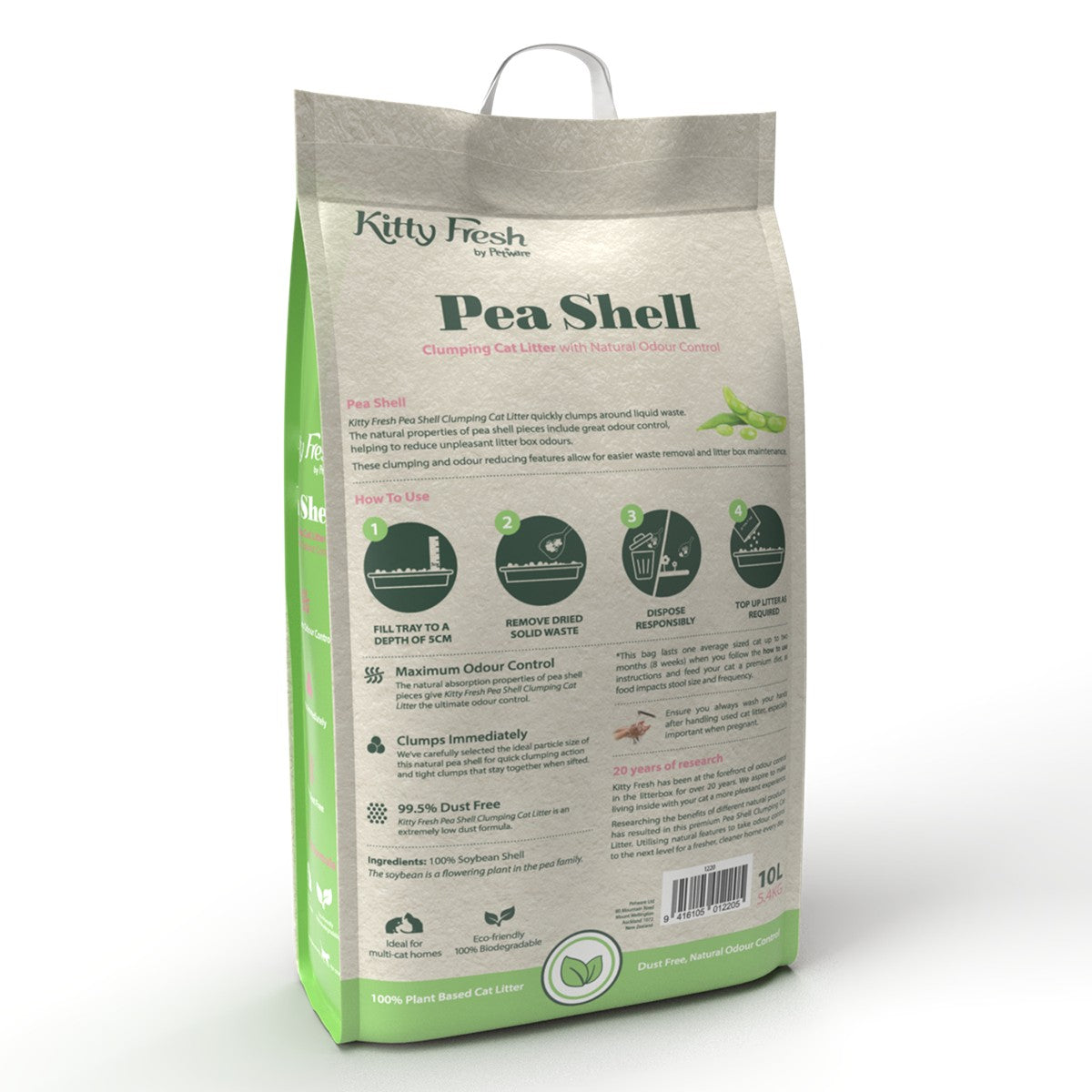 Kitty Fresh Pea Shell Cat Litter