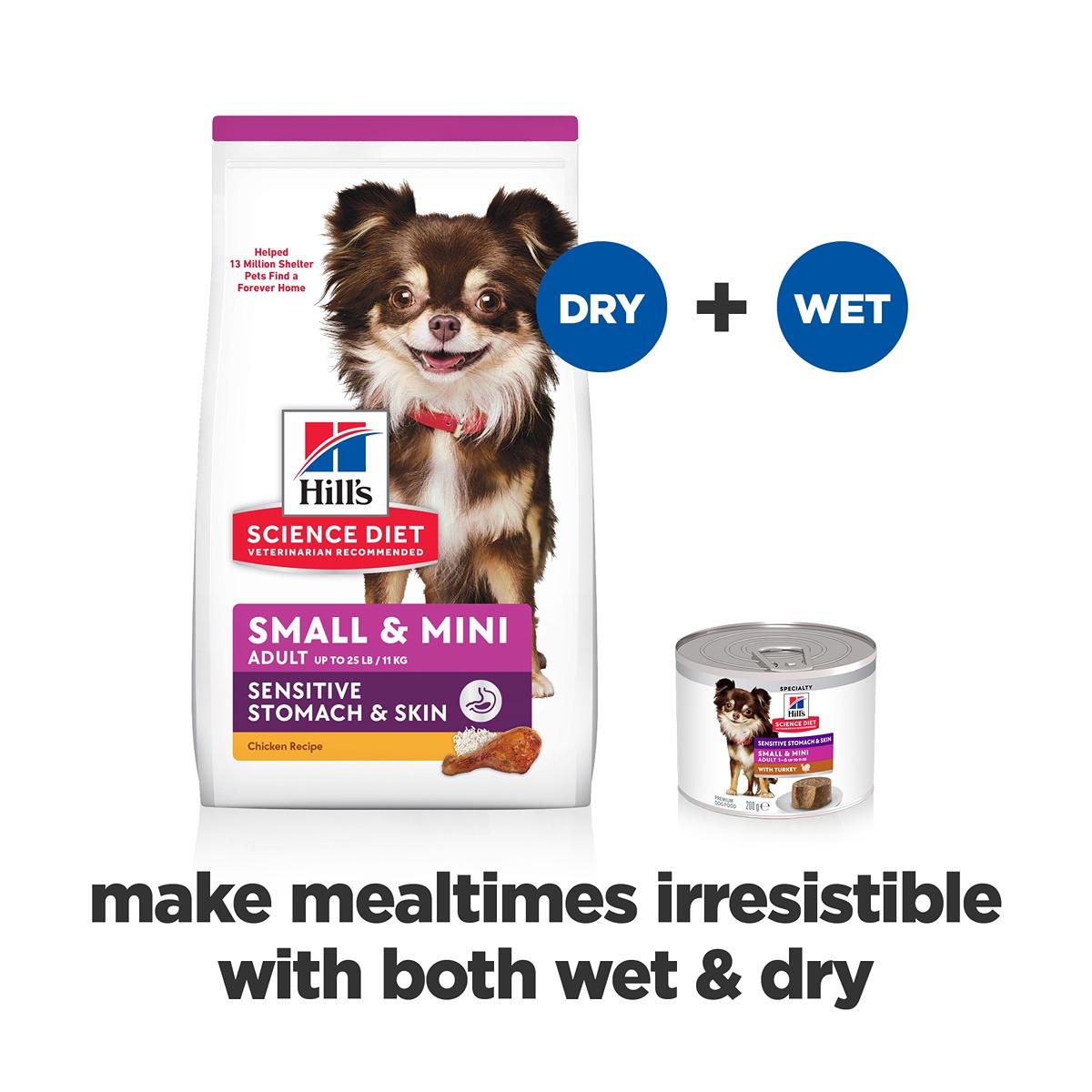 Hill's Science Diet Stomach & Skin Small & Mini Turkey Wet Dog Food