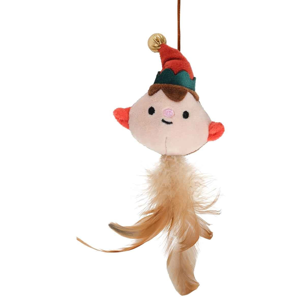 Petstock Christmas Elf Fingerloop Cat Teaser