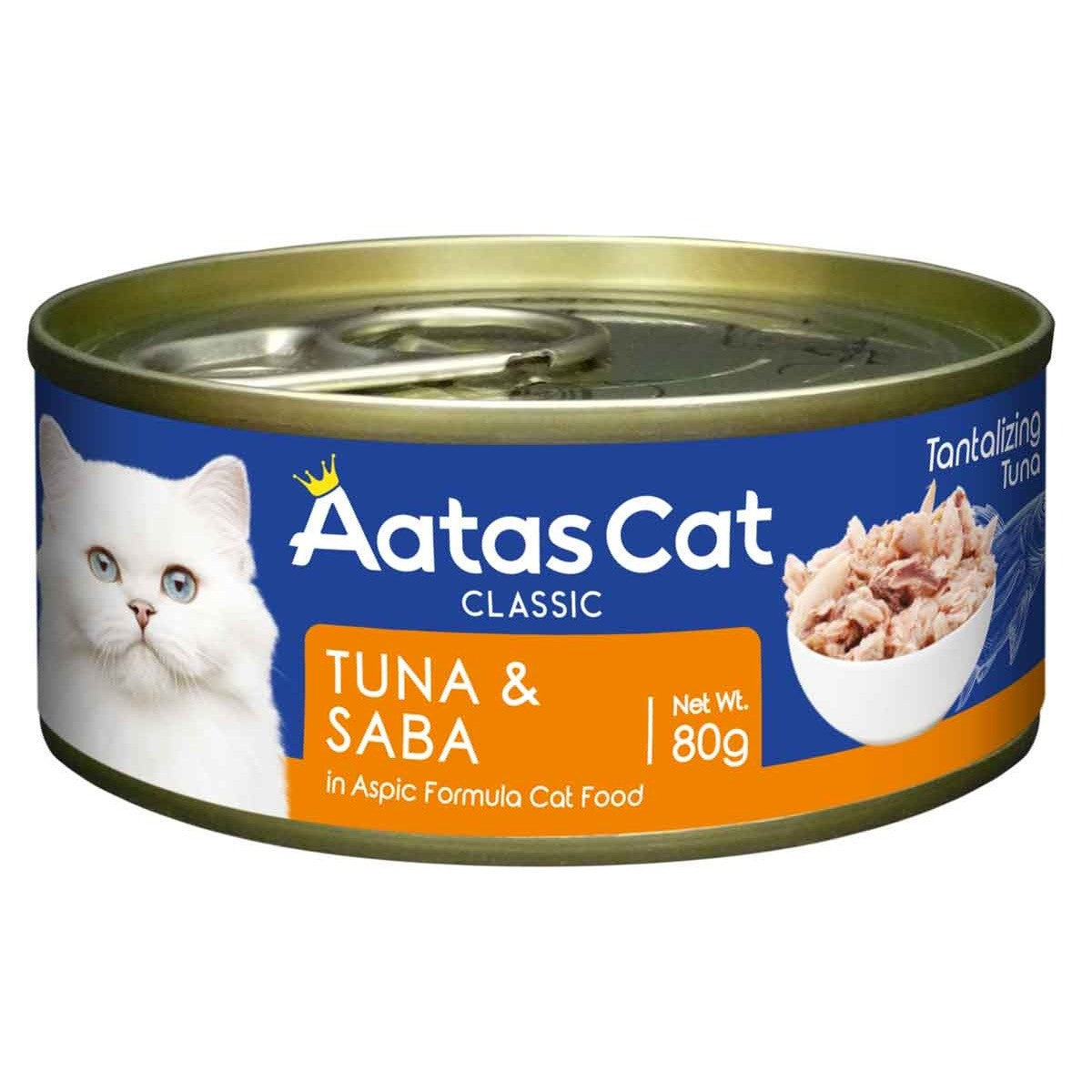 Aatas Tantalizing Tuna & Saba in Jelly Wet Cat Food