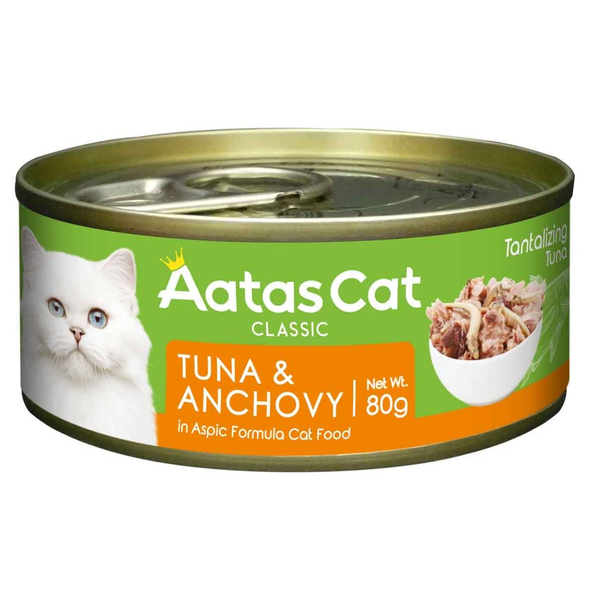 Aatas Tantalizing Tuna & Anchovy in Jelly Wet Cat Food