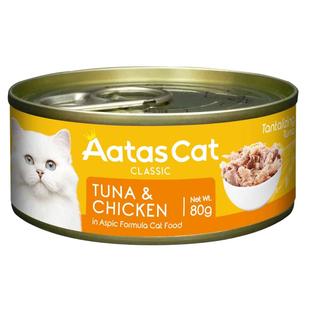 Aatas Tantalizing Tuna & Chicken in Jelly Wet Cat Food