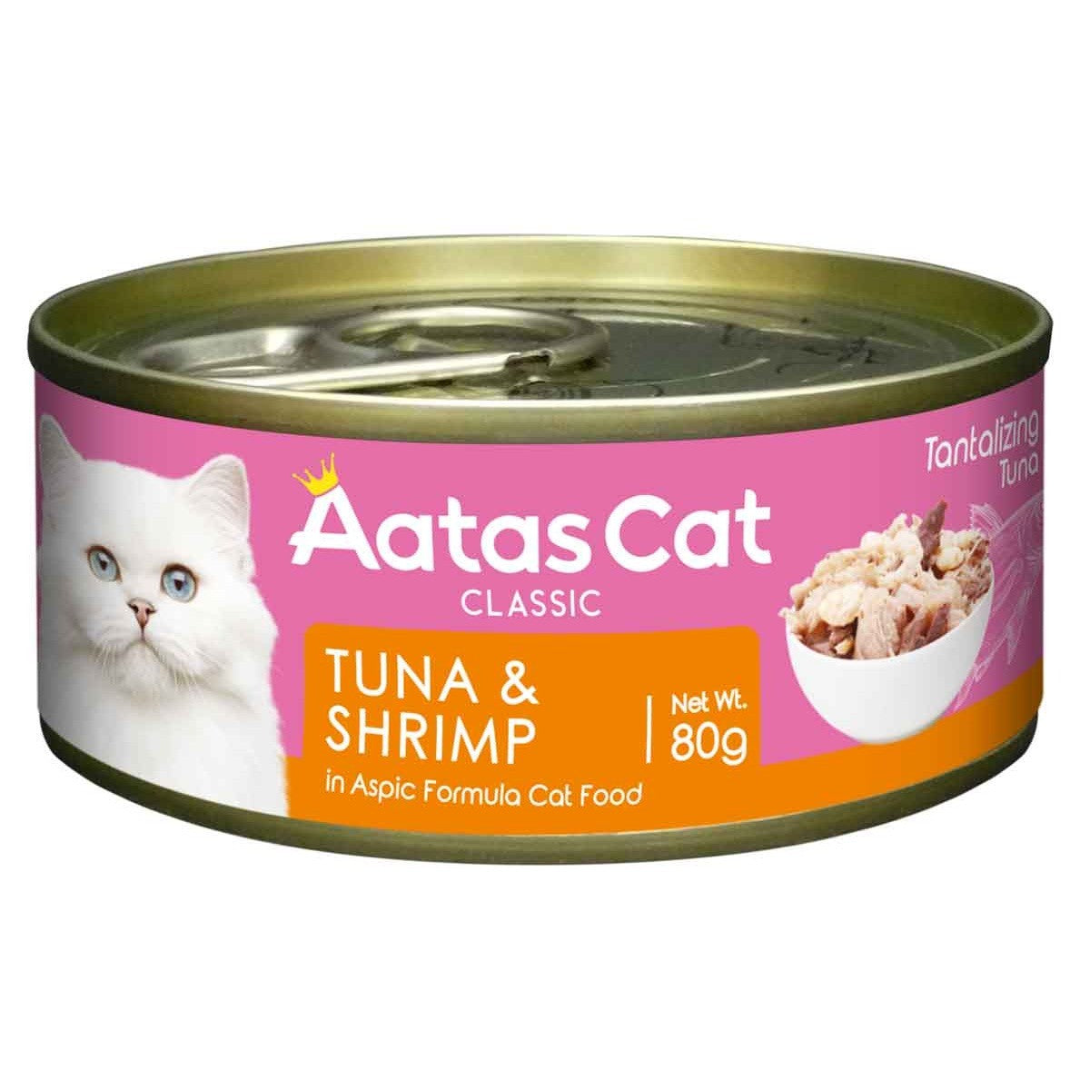 Aatas Tantalizing Tuna & Shrimp in Jelly Wet Cat Food