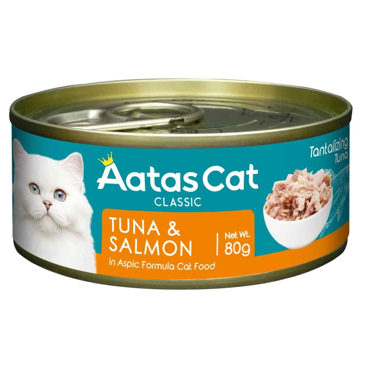 Aatas Tantalizing Tuna & Salmon in Jelly Wet Cat Food
