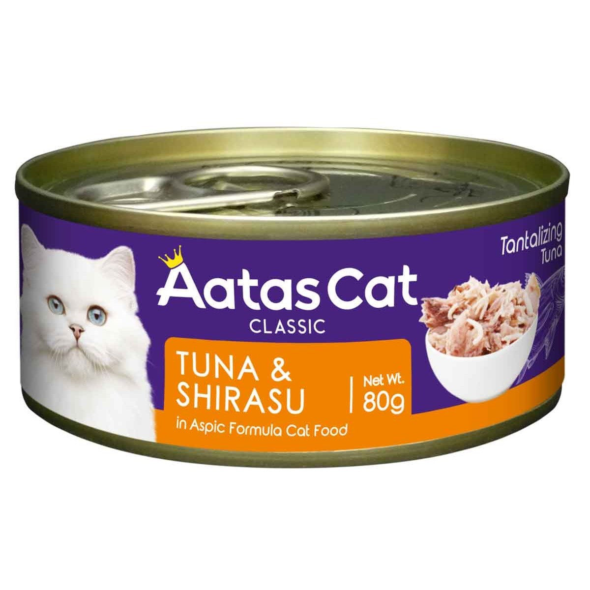 Aatas Tantalizing Tuna & Shirasu in Jelly Wet Cat Food