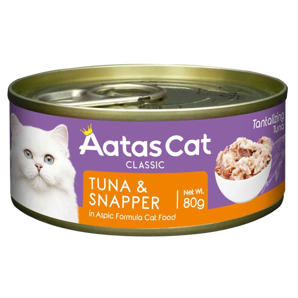 Aatas Tantalizing Tuna & Snapper in Jelly Wet Cat Food