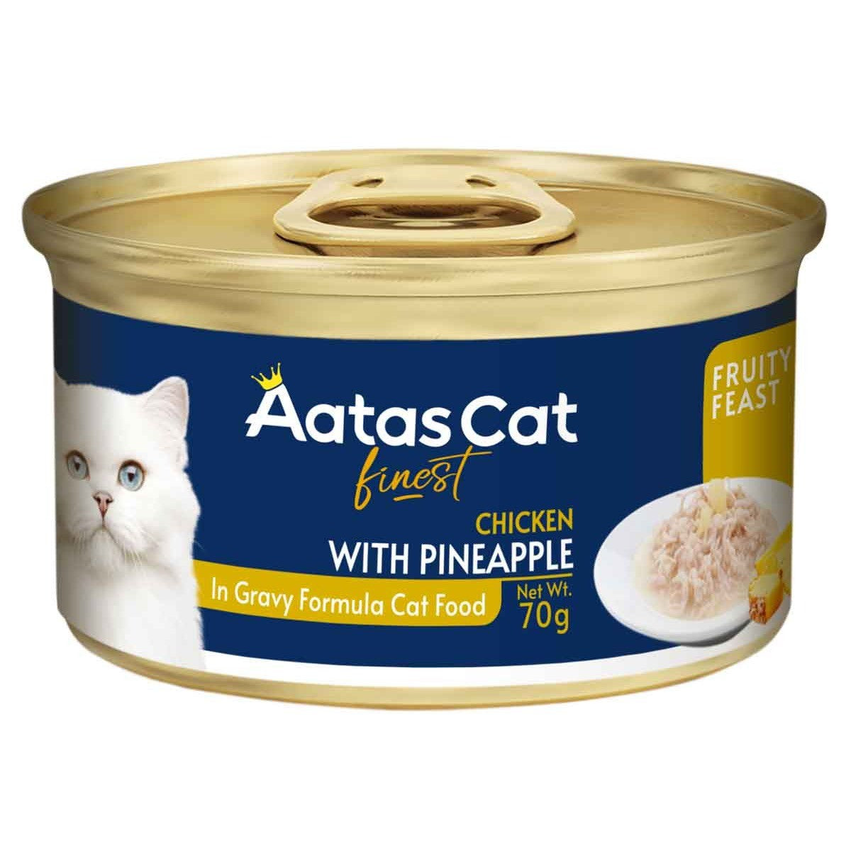 Aatas Fruity Feast Chicken & Pineapple in Gravy Wet Cat Food