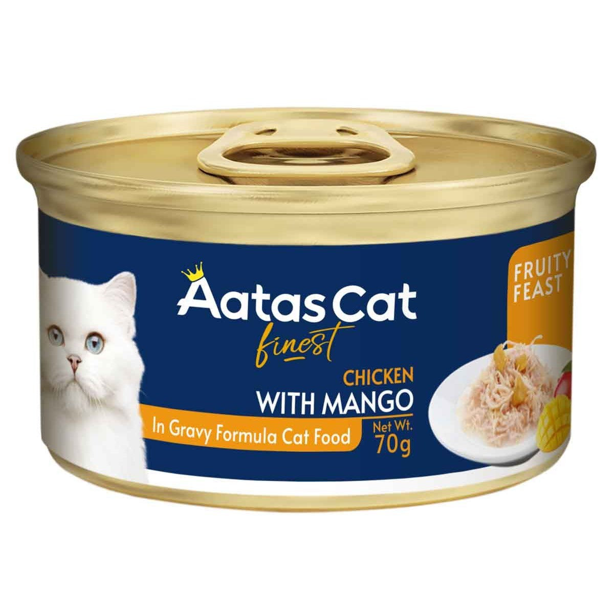 Aatas Fruity Feast Chicken & Mango in Gravy Wet Cat Food