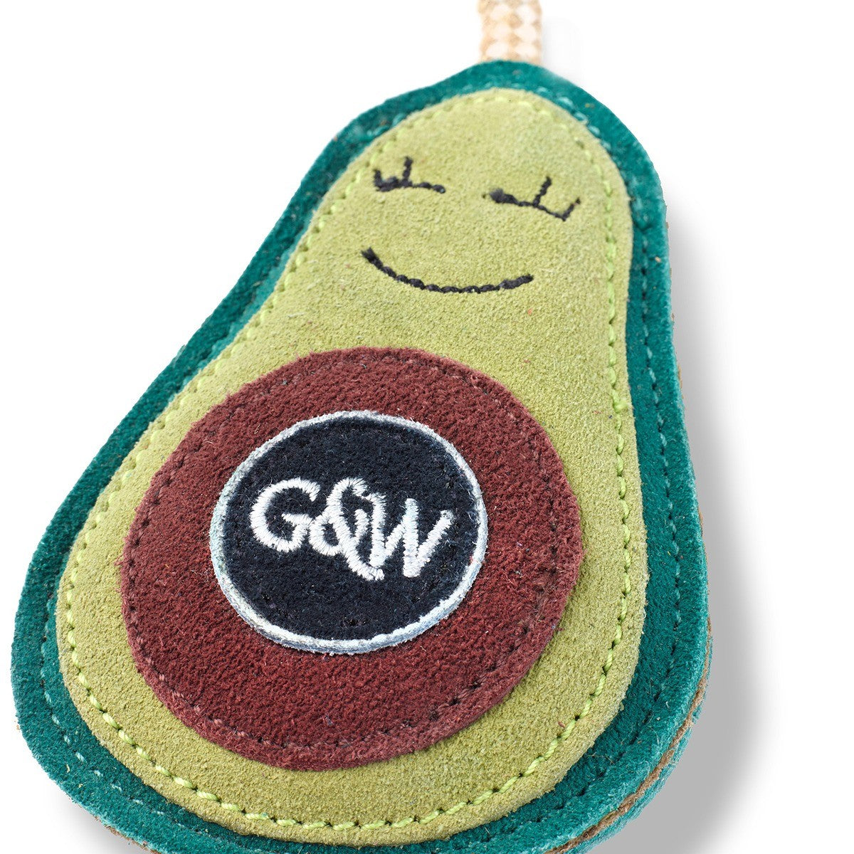 Green & Wild's Eco Dog Toy - Audrey the Avocado