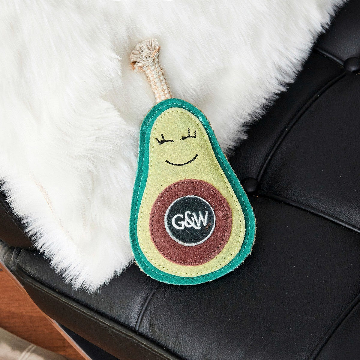 Green & Wild's Eco Dog Toy - Audrey the Avocado