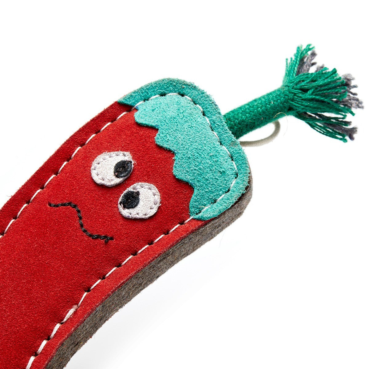 Green & Wild's Eco Dog Toy - Chad the Red Hot Chilli Pepper