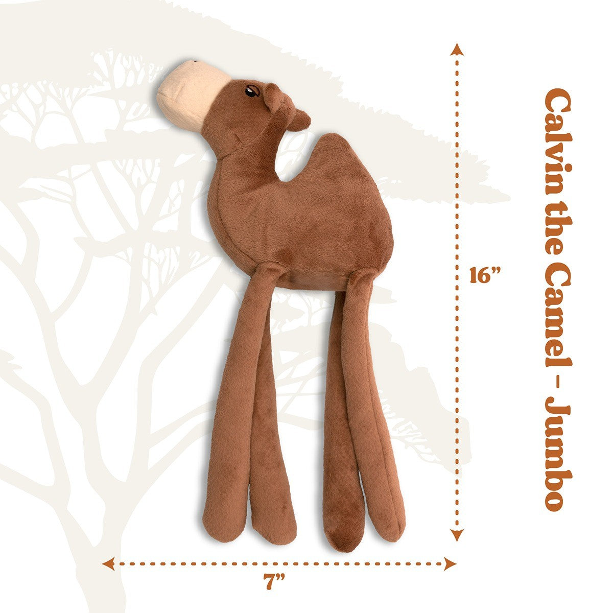 Grrreen Camel Plush Dog Toy
