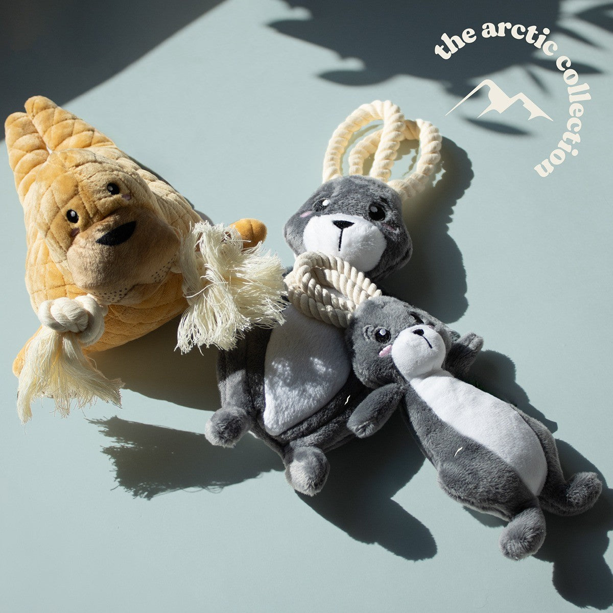 Grrreen Arctic Hare Plush Dog Toy