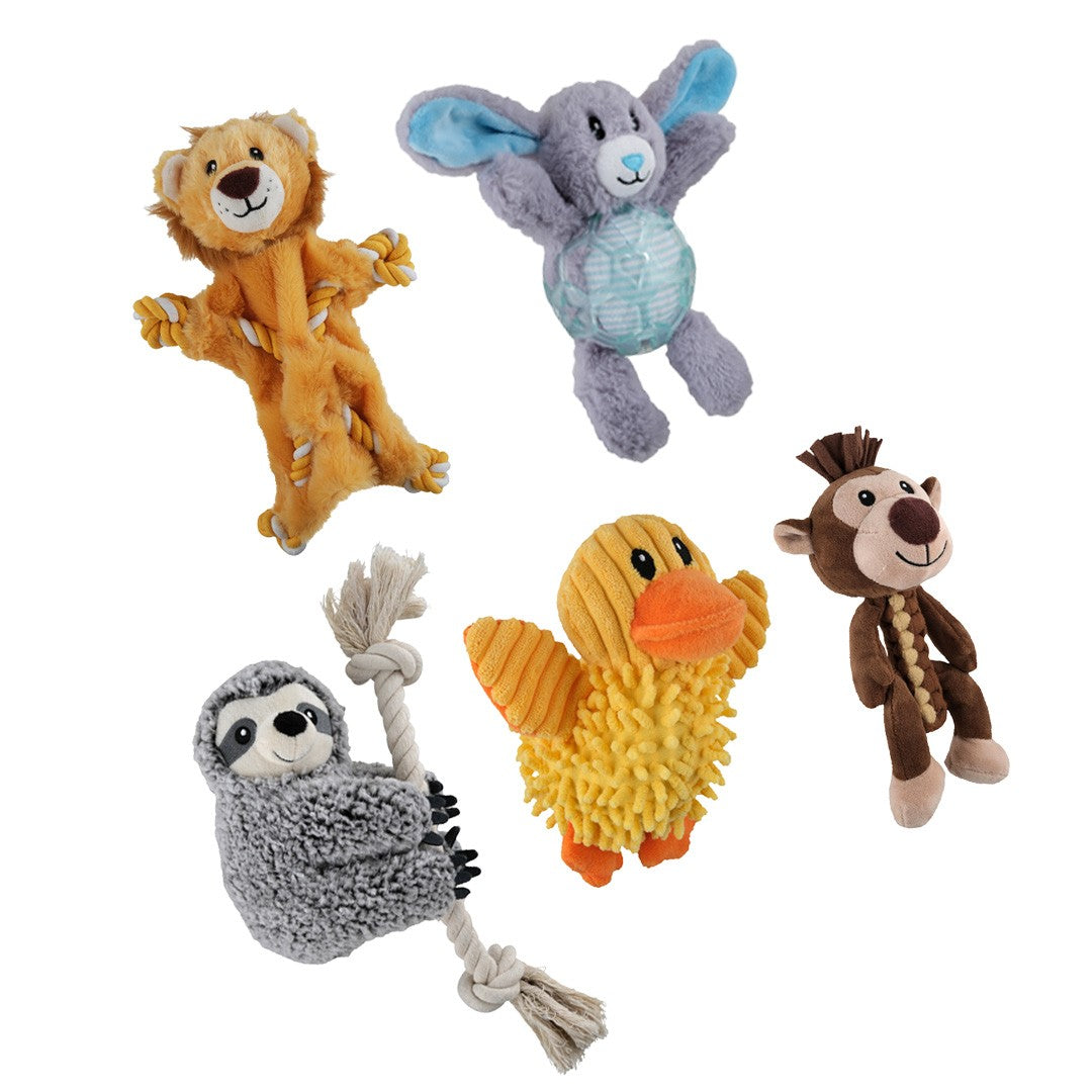 Creatures Sloth Plush Dog Toy