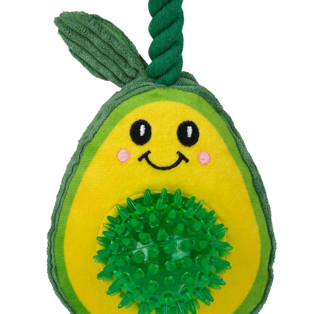 Garden Avocado Plush Dog Toy