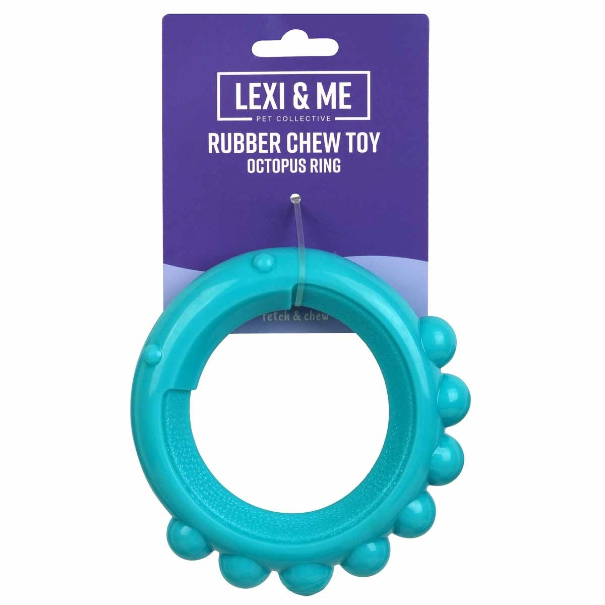 Lexi & Me Octopus Ring Rubber Chew Toy