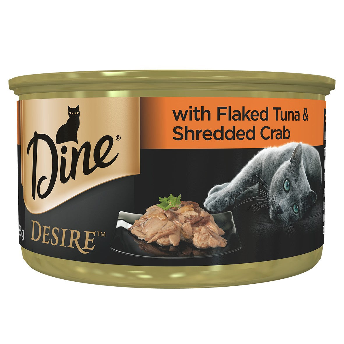 Dine Desire Flaked Tuna & Shredded Crab Wet Cat Food