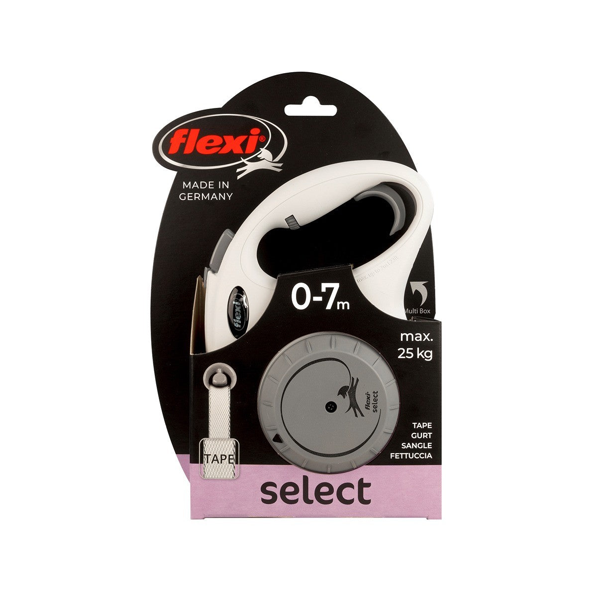 Flexi Select Tape 7M Retractable Lead