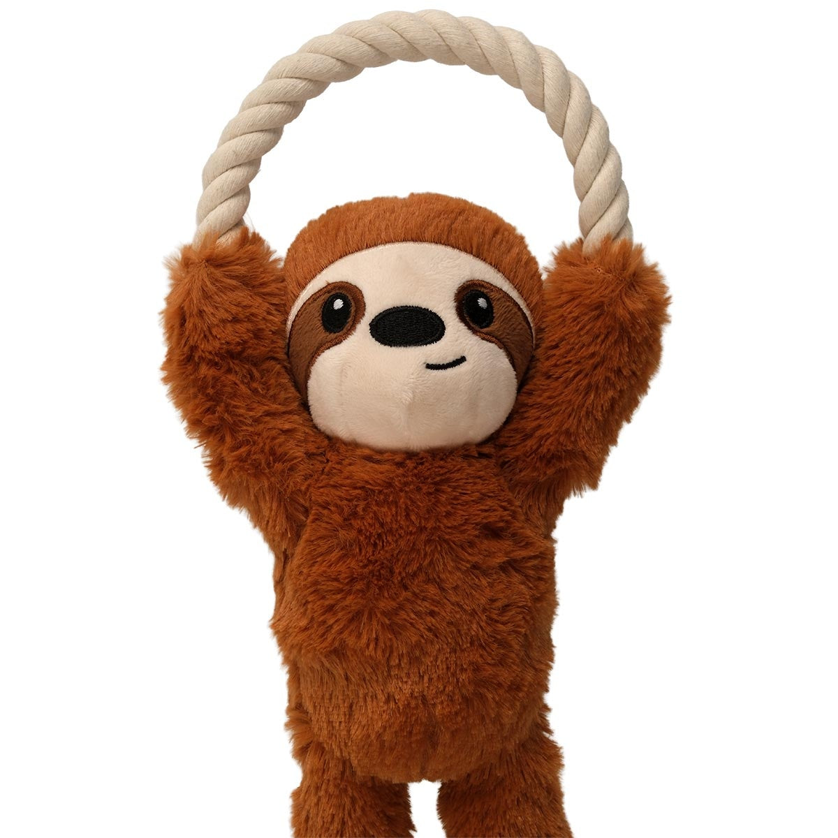Creatures Plush & Rope Sloth Dog Toy