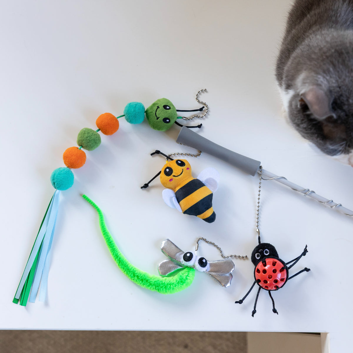 Lexi & Me 5-in-1 Critter Teaser Cat Wand
