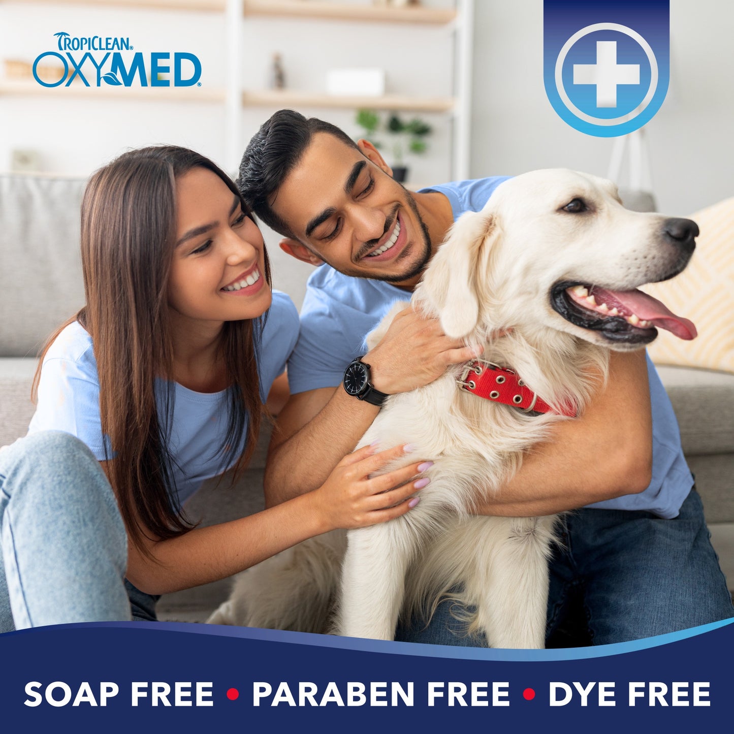 TropiClean OxyMed Sensitive Skin Dog Shampoo