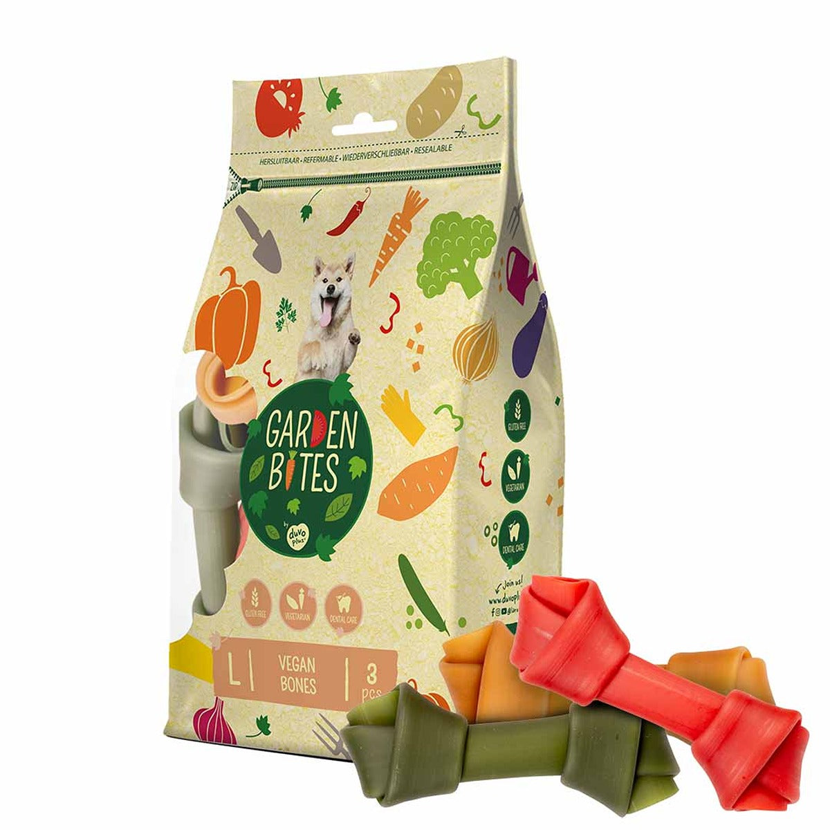 Garden Bites Vegan Bones Dog Treats