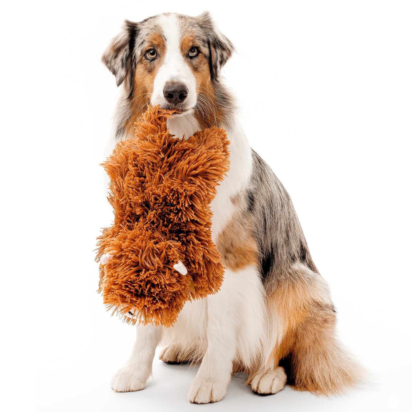 Playology Plushies Highland Cow Dog Toy